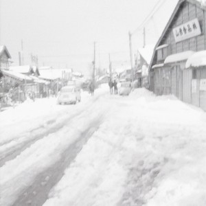 寺町市場通り　冬